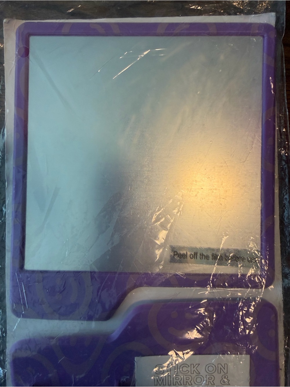 Stick-On Mirror & Shower Caddy Set. - Picture 4 of 5